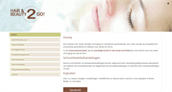 Desktop Screenshot of beauty2go.nl